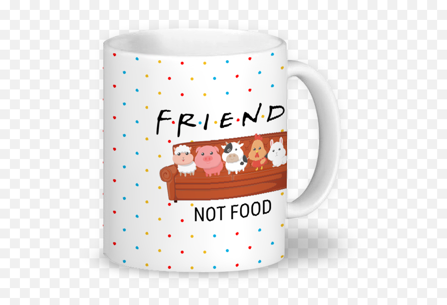 Friends Not Food - Caneca Friends Not Food Emoji,Frases Feitas Com Emojis