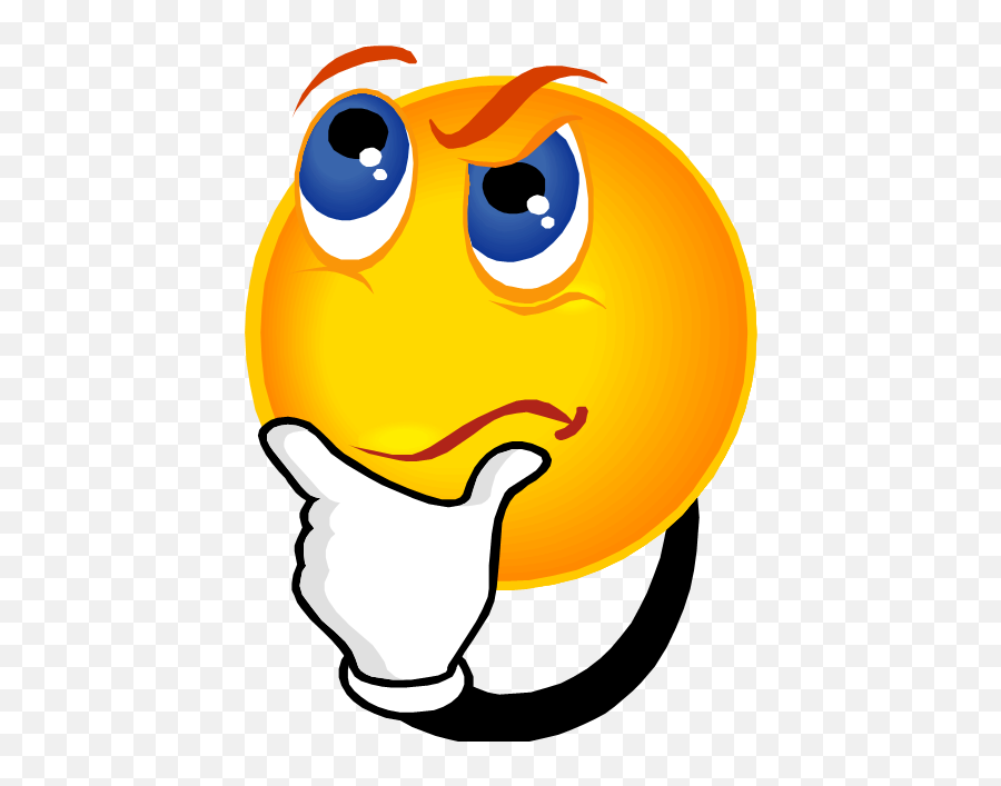 Funny Emoji Faces Emoticons Emojis - Transparent Think,Biting Lip Emoji