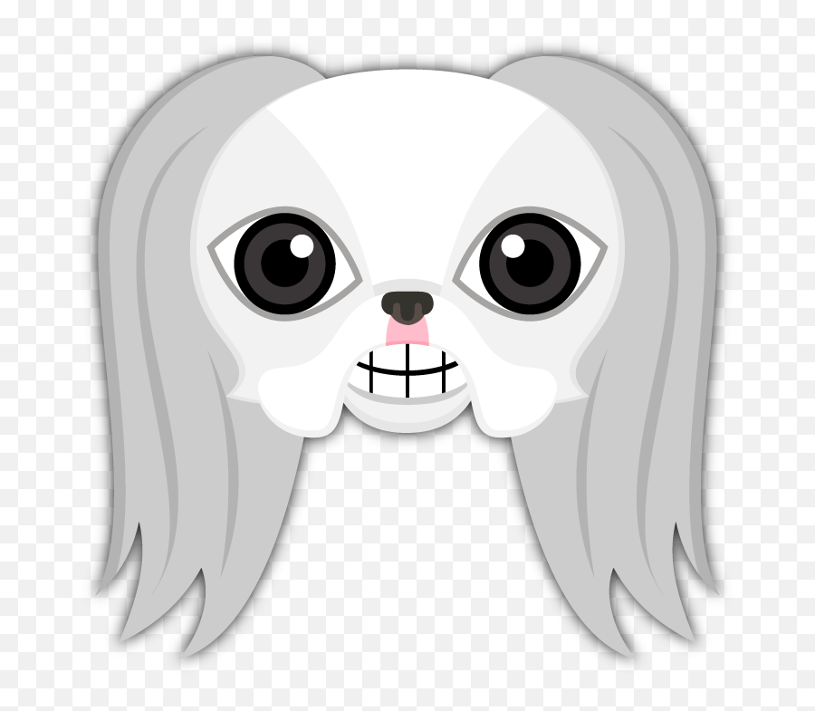 Japanese Chin Emoji Stickers Are You A Japanese Chin Puppy - Japanese Chin,Hush Emoji