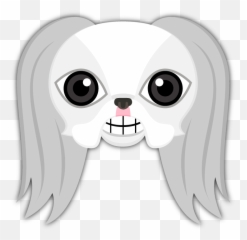 Japanese Chin Emoji Stickers Are You A Japanese Chin Puppy - Japanese Chin,Hush Emoji