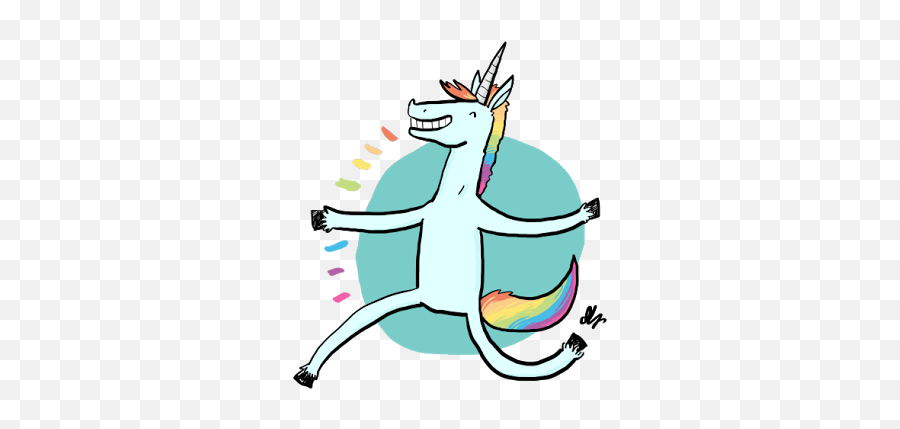 Unicorn Tumblr Unicornio Sticker - Unicorn Emoji,Emoticon Unicornio Whatsapp