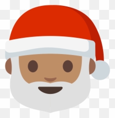 Emoji U1f385 1f3fd - Emoji,Moustache Emoji