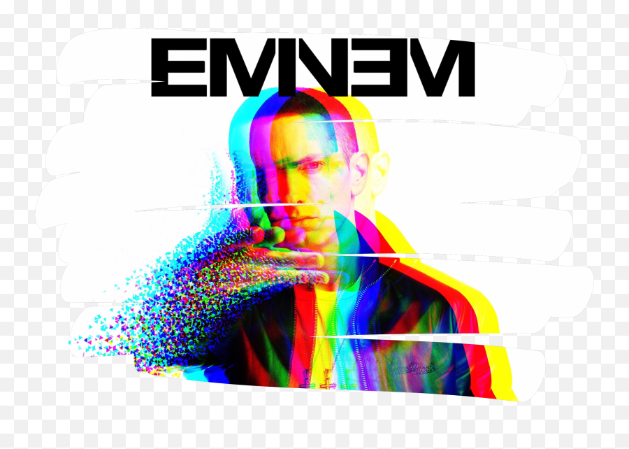 Eminem Rapper Cool Glitch Sticker By Lilliancasteel Emoji,Emoticon Vids Rap Eminem New