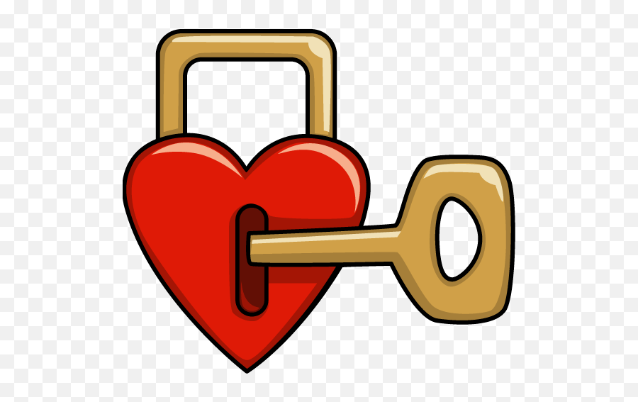 Download Valentines Day Clip Art Free Happy Valentineu0027s - Key In Lock Clipart Gif Emoji,Small Bee Heart Emoticon