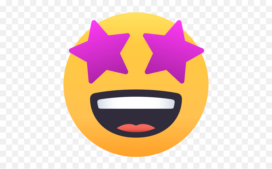 Emoji ojos estrella