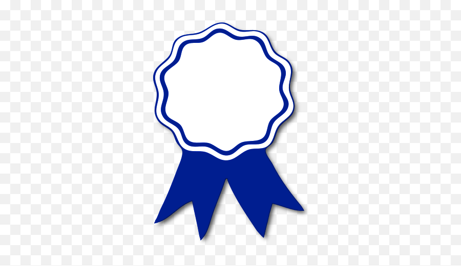 Recognition Clip Art - Award Ribbon Clipart Emoji,Blue Ribbon Emoji Prize