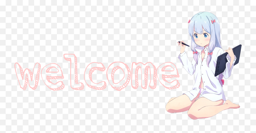 Sagiri Loli Eromangasensei Welcome - Fictional Character Emoji,Eromanga Sensei Sagiri Emoji