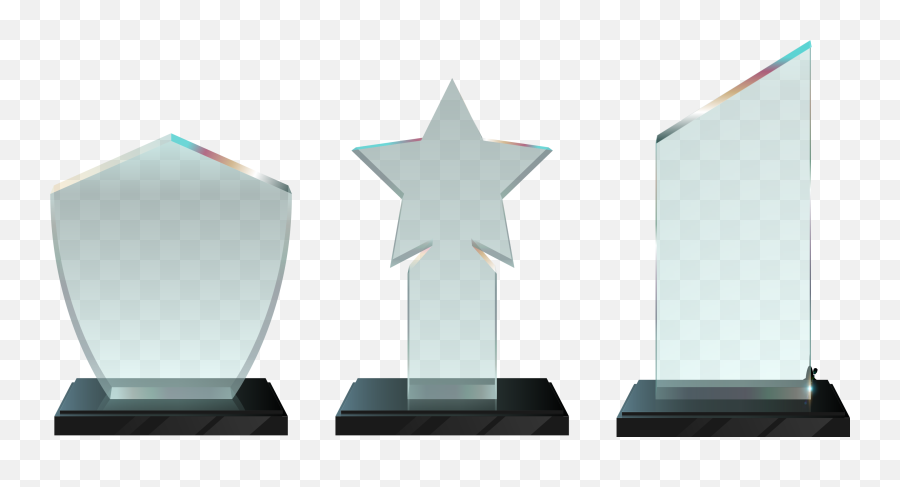 Download Trophy Glass Window Vector - Transparent Glass Trophy Png Emoji,Blue-ribbon Prize Emoticon