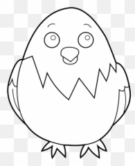 Picture Of A Baby Chicken - Clipartsco Cute Baby Chicken Clipart Black And White Emoji,Skype Rooster Emoticon