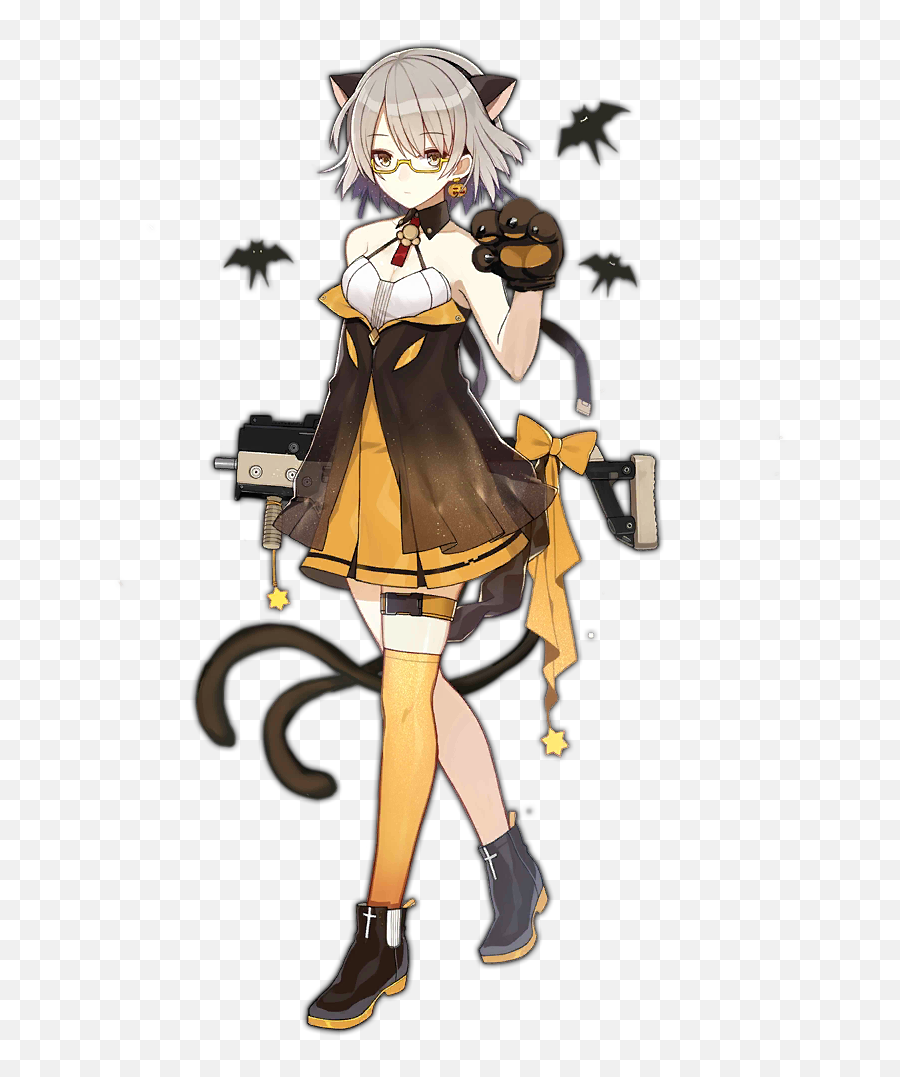 Vector - Gfldb Girls Frontline Vector Halloween Emoji,Emotion Control Cat Ears