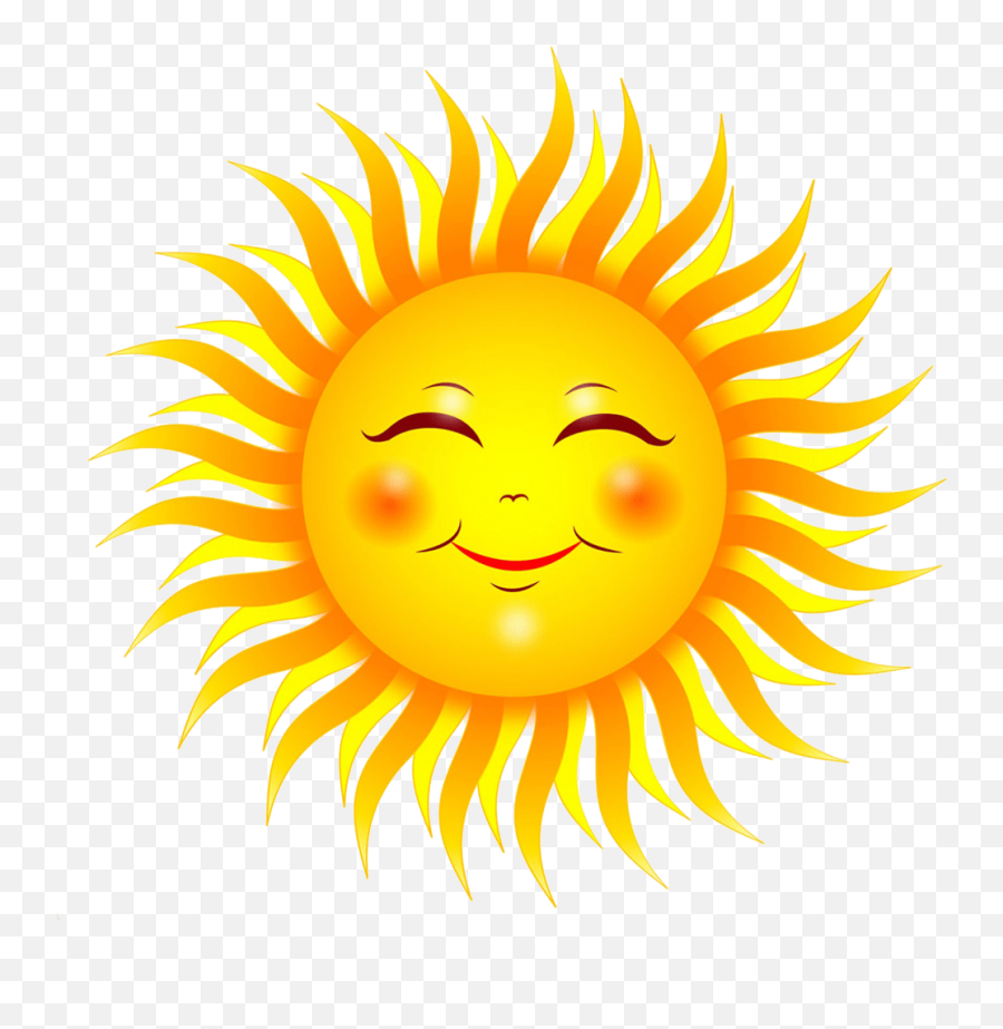Transparent Smiling Sun Png - Sol Png Transparente Emoji,Porno Kik Emoticons