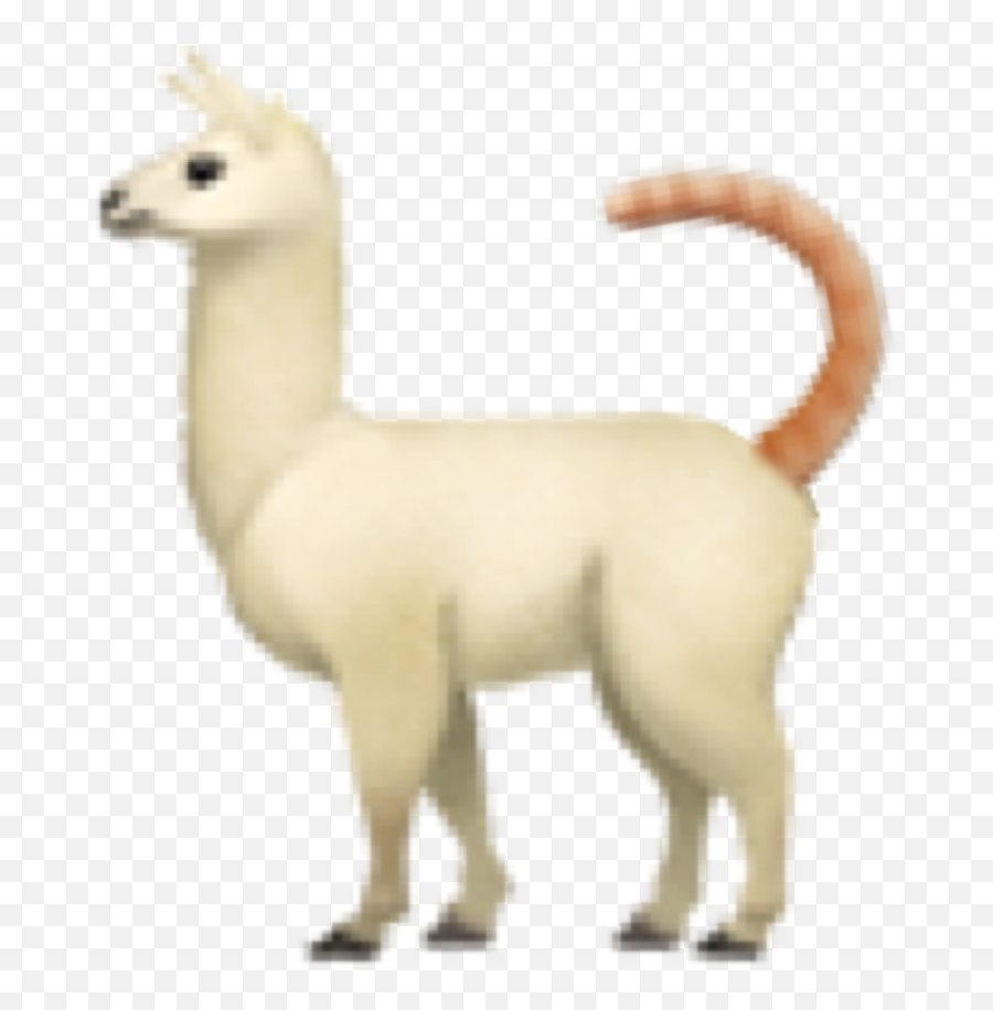 Emoji Animals Sticker - Llama Emoji Iphone,Llama Emoji