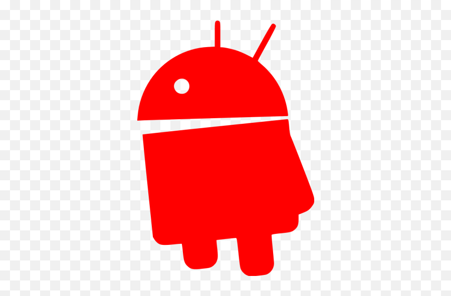 Red Android 5 Icon Emoji,Android Scissors Emoticon