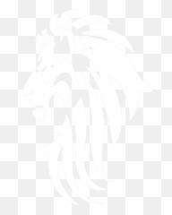 White Lion Png - Logo White Lion Png Emoji,How To Draw A Lion Emoji
