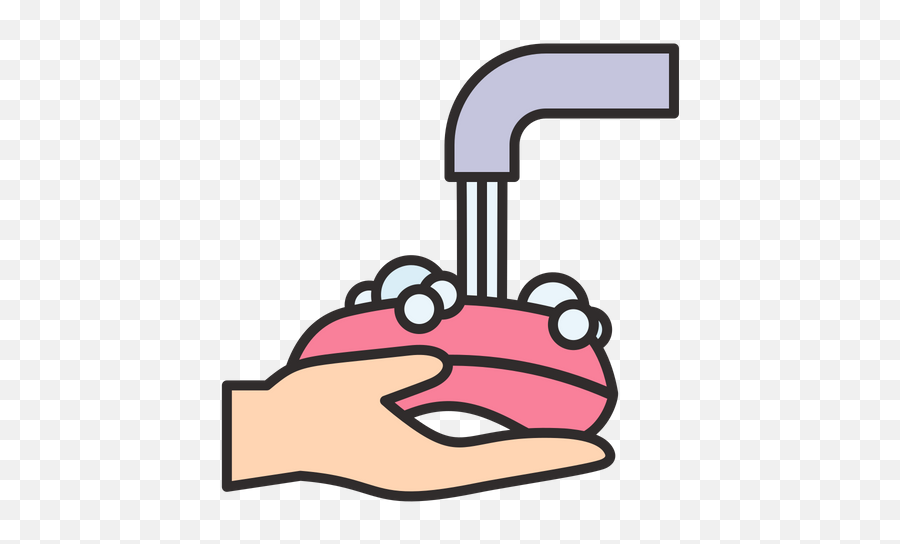Free Washing Hands Colored Outline Icon - Available In Svg Wash Hands Icon Colored Emoji,Dirty Emojis Discord