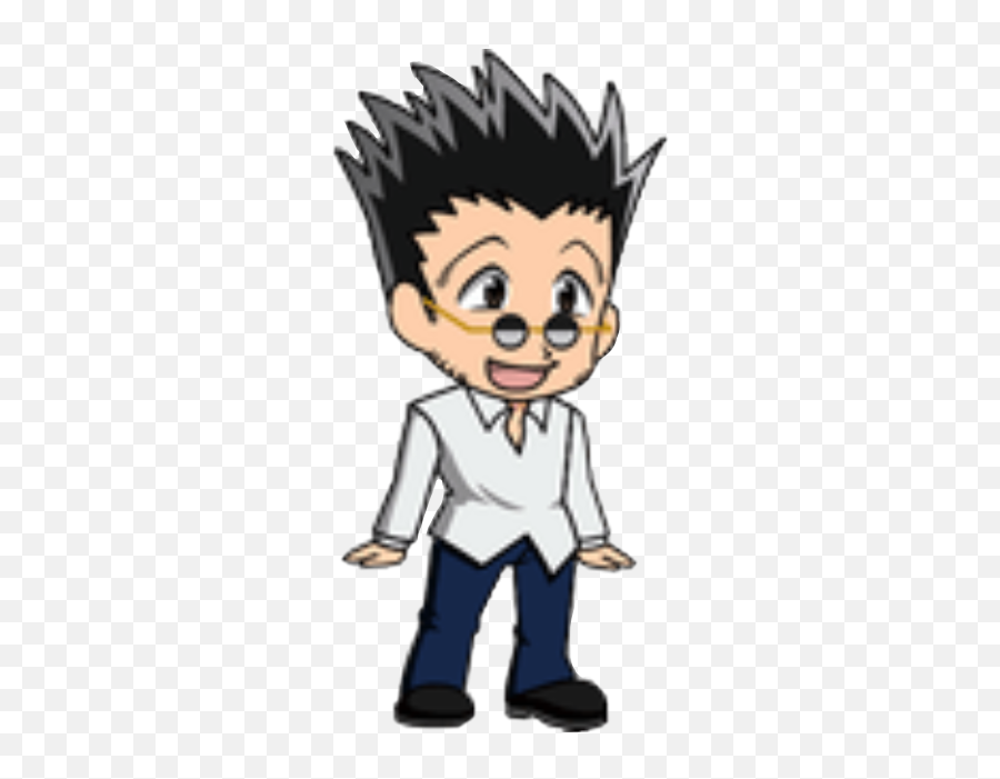 Leorio Chibi This Face Sticker By - Fictional Character Emoji,Stinky Face Emoji