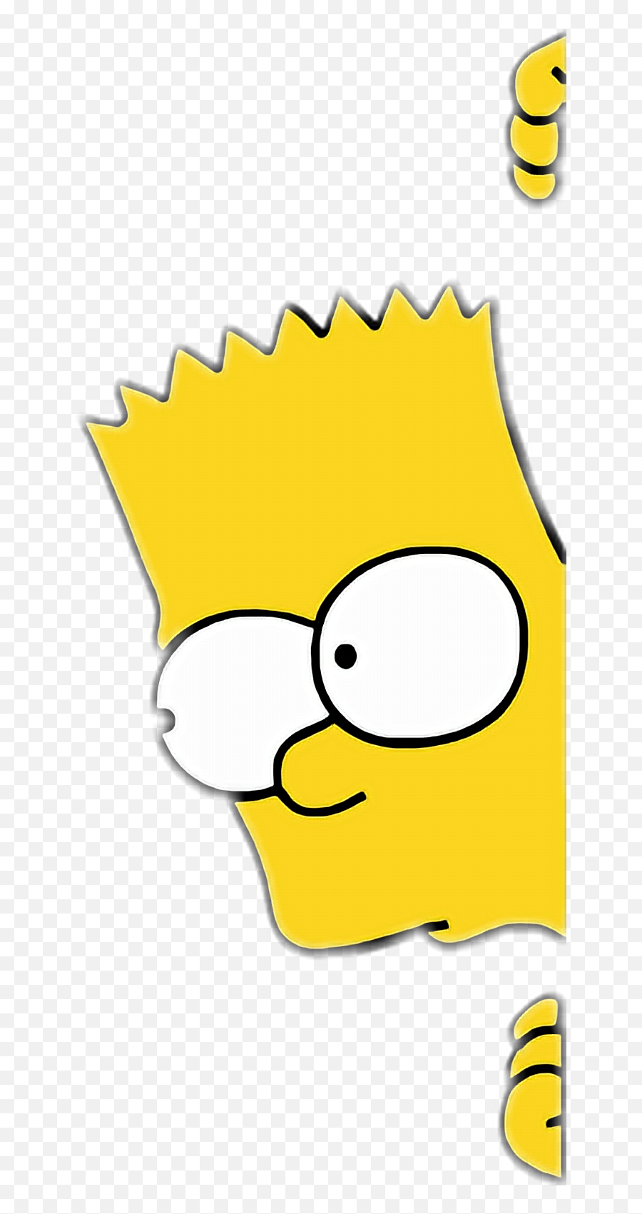 Bart Simpsons Espiar Espia Sticker - Happy Emoji,Simpsons Emoji