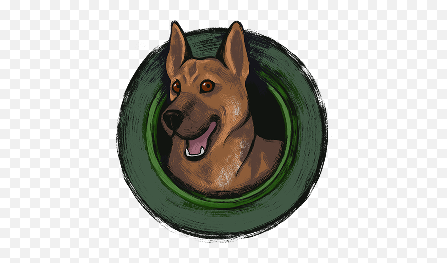 In - Game Shop International Dog Day Dog Supply Emoji,German Shepherd Dog Barking Emoticon