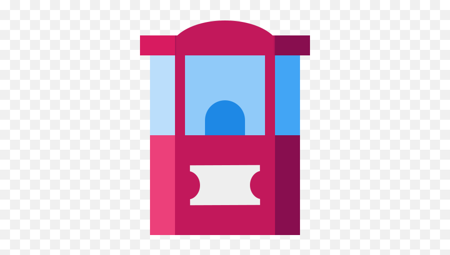 Ticket Booth Icon In Color Style - Vertical Emoji,Diy Emojis Photo Booth