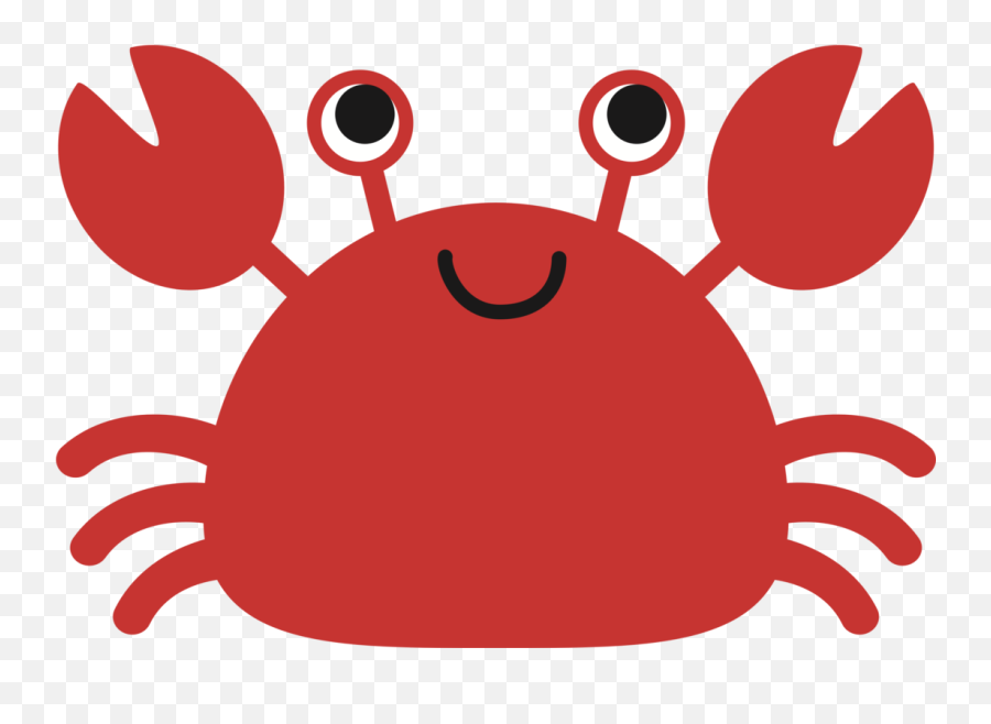 Artworksmileorganism - Cute Cartoon Crab Png Clipart Emoji,High Five Kawaii Emoticon