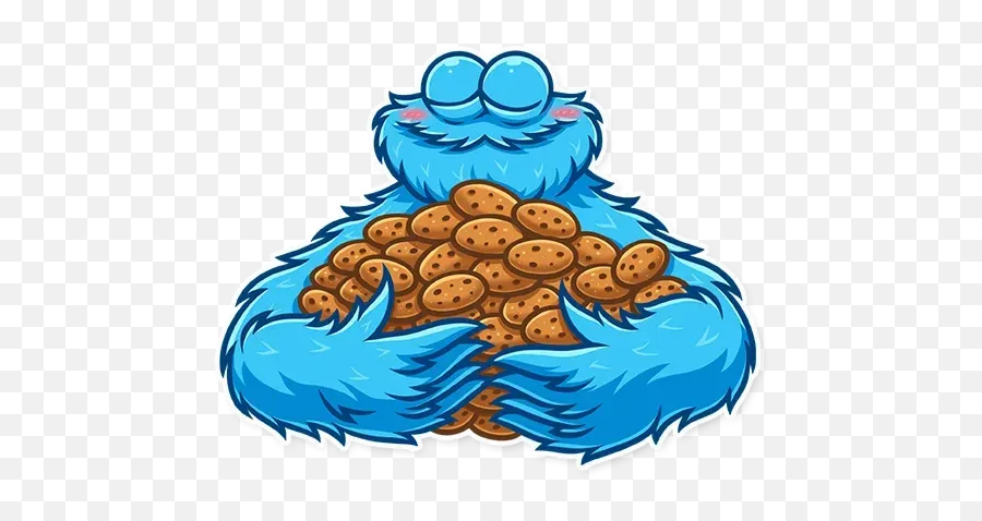 Cookie Monster Sticker Pack - Stickers Cloud Emoji,Cookie Mknstwr Emoji