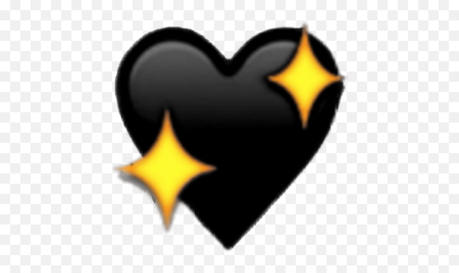 Heart Emoji Blackheart Black Blackheartemoji Blackheart,Ios Heart Emojis Background