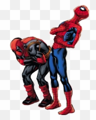 Spiderman And Deadpool Background Png Png Mart Emoji,How To Use Deadpool Emojis With Textra