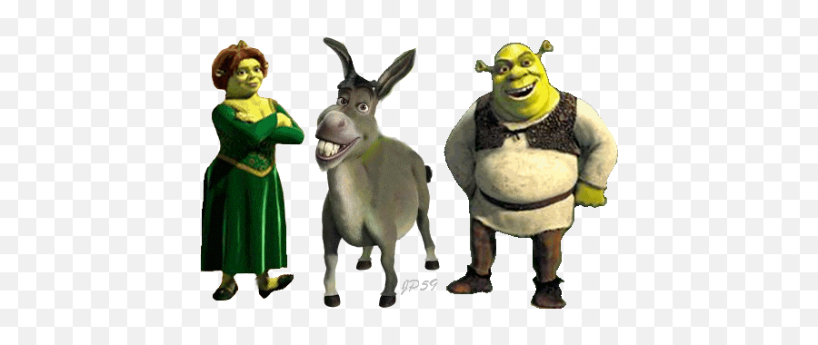 Top Shrek 3 Stickers For Android Ios - Shrek Fiona Et L Âne Emoji,Shrek Emoji