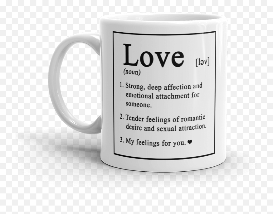 Love Definition Mug - Mugs By Thugs Emoji,Is Affection An Emotion ]]