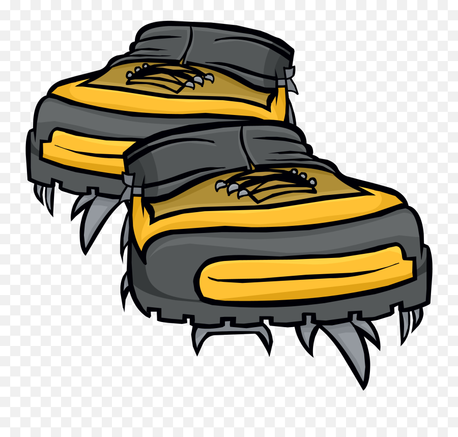 Yellow Hiking Shoes Club Penguin Wiki Fandom - Shoes Emoji,Hiking Boot Emoji
