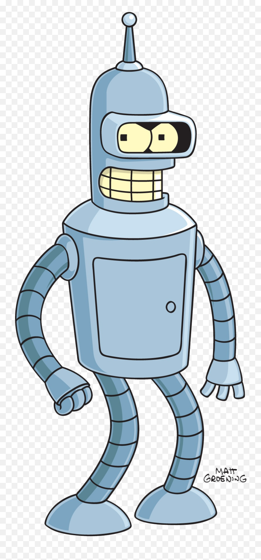 Bender Sticker - Futurama Robot Emoji,Bender Emoji