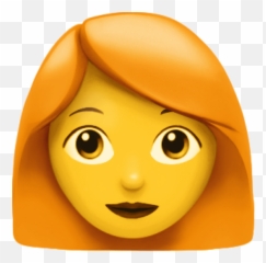 Download Hd Ginger Woman Emoji Png - Red Hair Woman Emoji,Ginger Emoji
