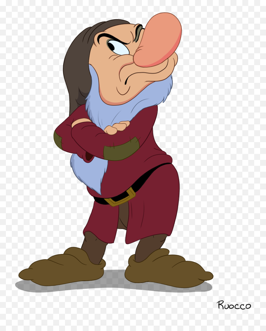 Grumpy Dwarf Disney Cartoon Characters - Grumpy Snow White Emoji,Walt Disney Reason And Emotion