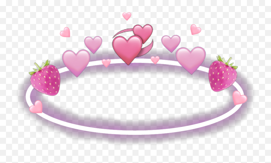 Pink Angelcrown Sticker - Pink Emoji Halo,Halo Emoji