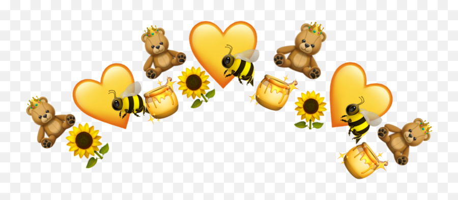 The Coolest Bee Animals U0026 Pets Images And Photos On Picsart - Emoji Love Picsart,Small Bee Heart Emoticon