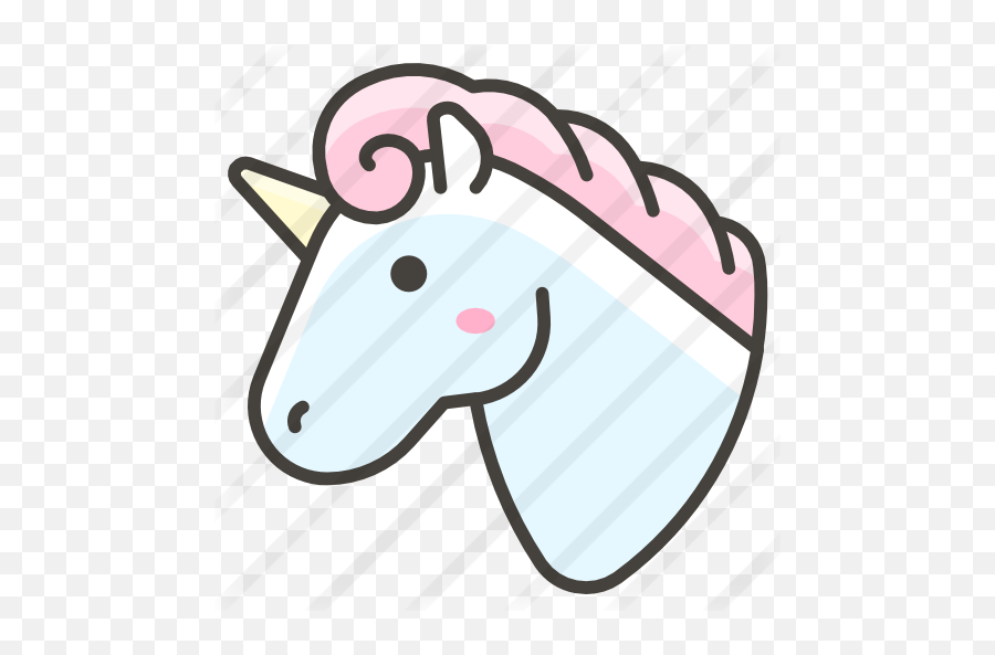 Unicornio - Iconos Gratis De Animales Unicorn Heads Draw Easy Emoji,Unicornio Emoji Para Colorear