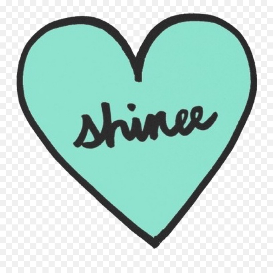Shinee Sticker Kpop Music Shawol Heart Korean Jonghyun - Shinee Stickers Png Emoji,What Are Emoji Loves On Musically