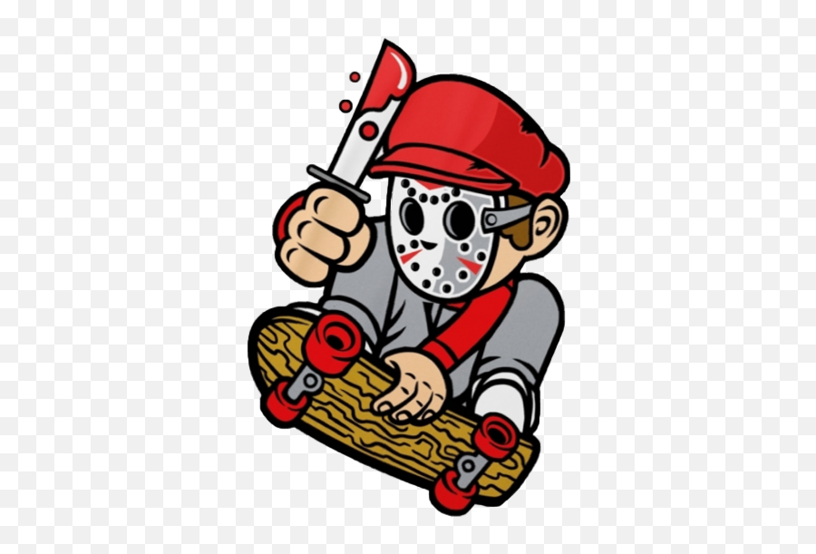 Stickergang Super Mario Friday The - Skater T Shirt Design Emoji,Friday The 13th Emoji