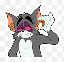 Pin On Tom And Jerry Stickers - Tom And Jerry Sleepy Emoji,Mr Bean Emotions