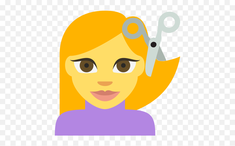 Person Getting Haircut Emoji High Definition Big Picture - Emojis Con Pelo Largo Png,Emojis For Getting High