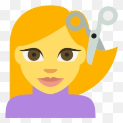 Person Getting Haircut Emoji High Definition Big Picture - Emojis Con Pelo Largo Png,Emojis For Getting High