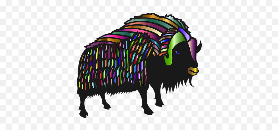 Buffalo Vectors - Animal Figure Emoji,Bison Emoji