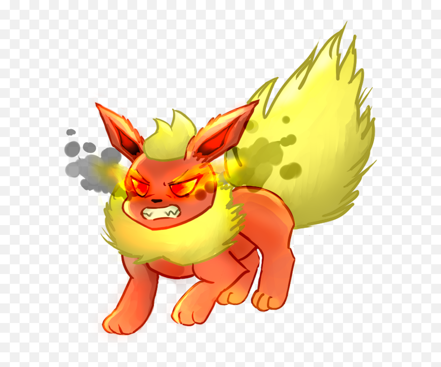 Angry Flareon - Angry Flareon Emoji,Pokémon Face Emojis