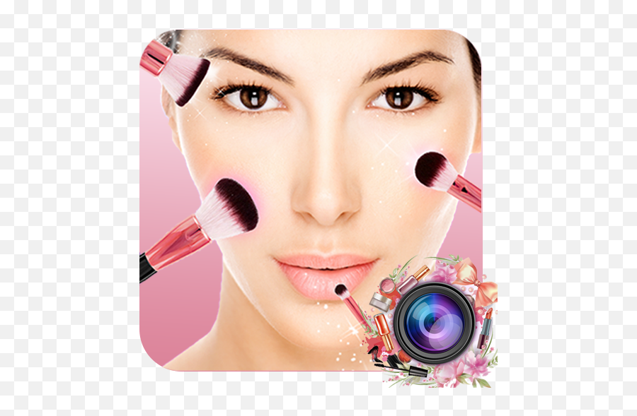 Beauty Makeup Editor Selfie - Collage Maker And Take Texture Issues Face Emoji,Selfie With Emojis