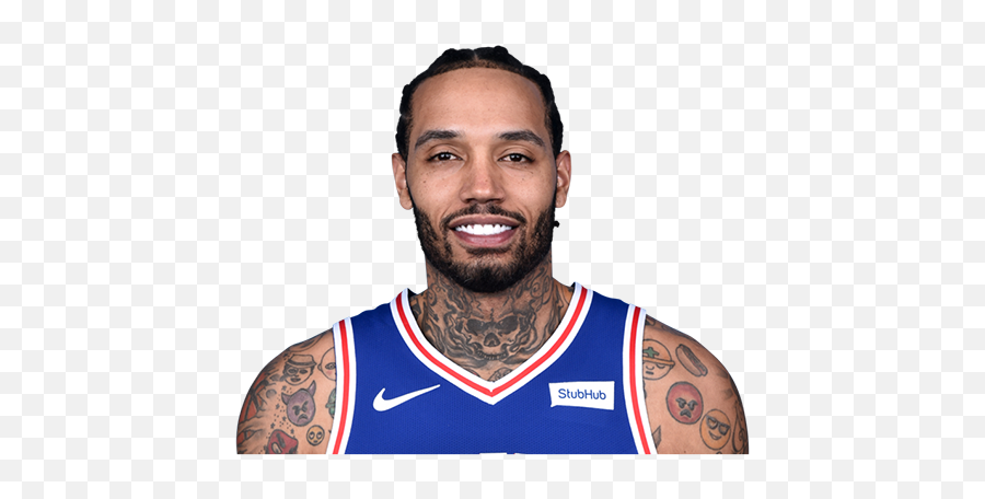 Scott 76ers Tattoos - Mike Scott Nba Emoji,Mike Scott Emojis