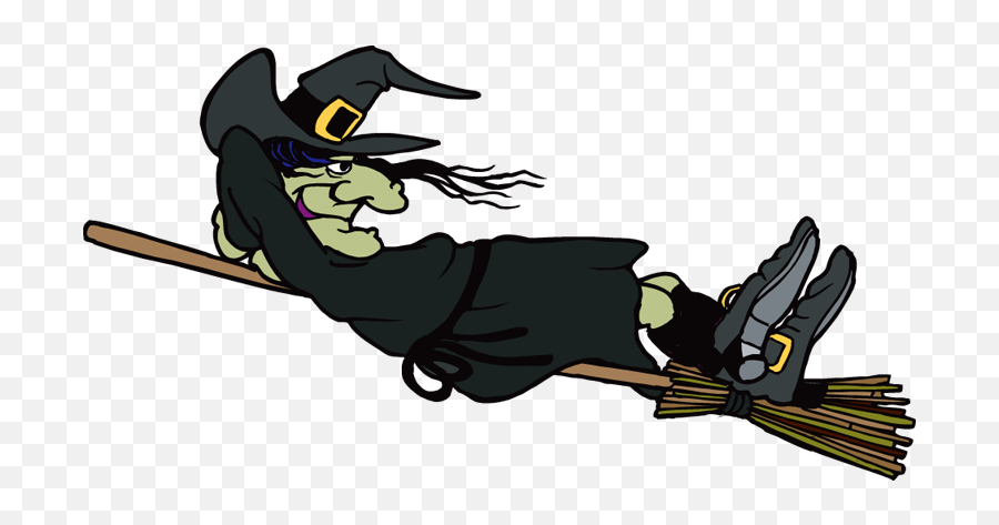 Download Witch Png Image Clipart Png Free Freepngclipart - Flying Halloween Witch Clipart Emoji,Witch On Broom Emoticon