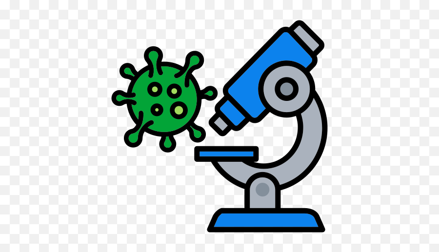Corona Virus Research Lap - Optical Instrument Emoji,Emoticon Microscope
