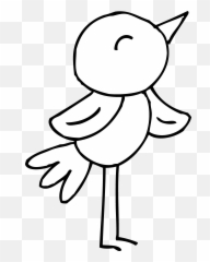 Outline Clipart Parrot Outline Parrot Transparent Free For - Spring Flowers Clip Art Black And White Emoji,Parrot Emoji