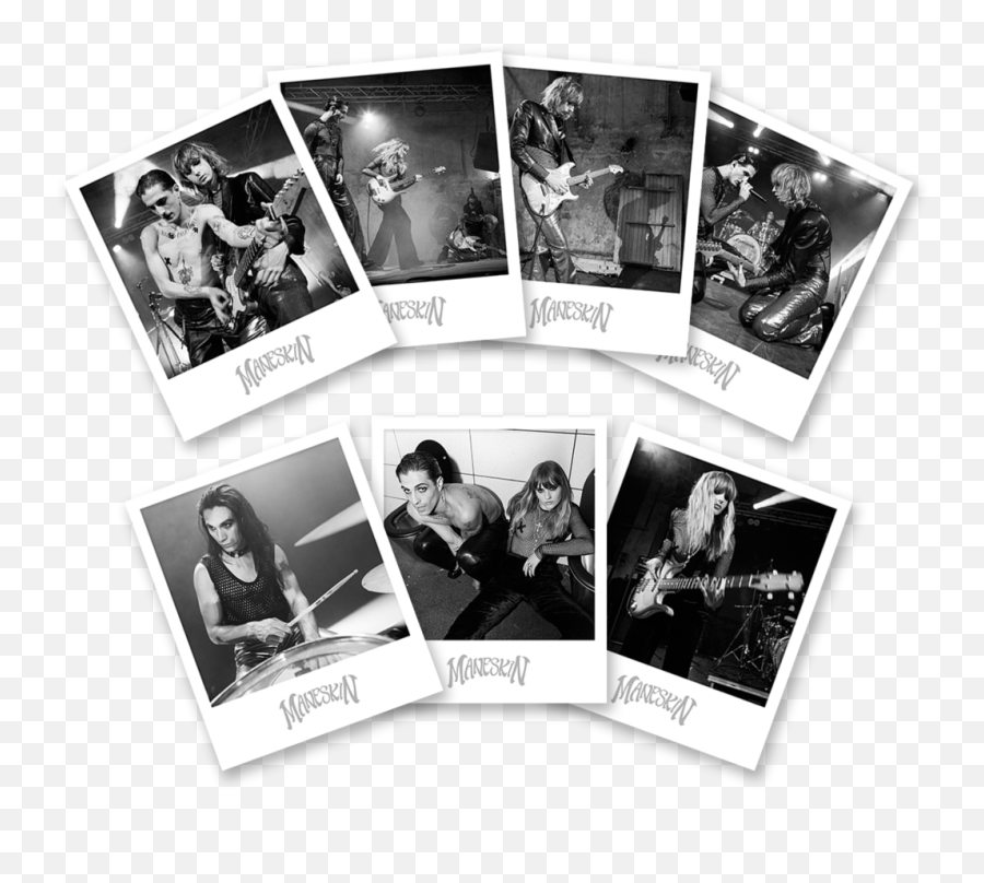 Polaroids Måneskin - Pack X 7 Lerolero Store Emoji,Lero Lero Emoji