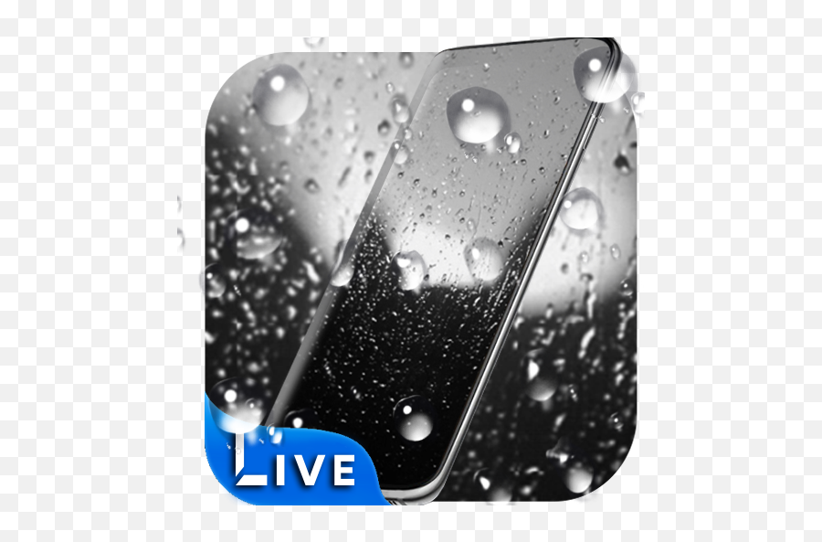 Rain Live Wallpaper Free Latest Version Apk Download - Smartphone Emoji,How To Get Emojis To Rain On Your Screen